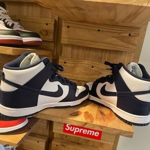 Nike dunk high midnight navy